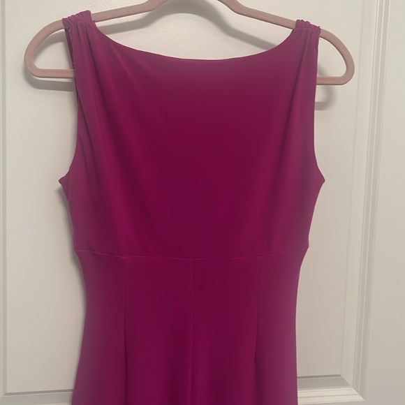 Lauren Ralph Lauren Sleeveless Sheath Dress Slimming Stretch Pink Size 8 Petite - Picture 10 of 11